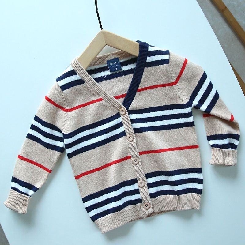 Euroopa ja Ameerika sügisriided uued meeste ja naiste laste kootud kampsun beebi kevad- ja sügiskampsun baby top co