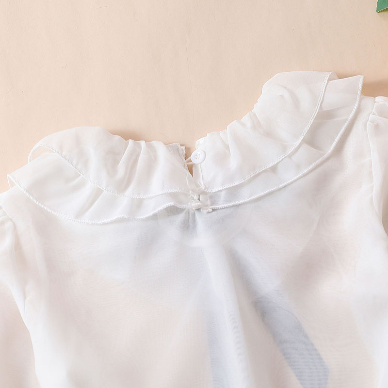 2 tk Moodsad lapsed, tüdrukute sügisrõivad, volangidega pikkade varrukatega särgid, topid ja Bowknot hagijahammas seelikud, riidekomplekt