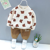 Uued poiste riided kevadsügis beebilapsed multifilmid poistele dressid Laste ülikonnad pikkade varrukatega T-särk+püksid 2tk/komplekt 0-5 AASTAT