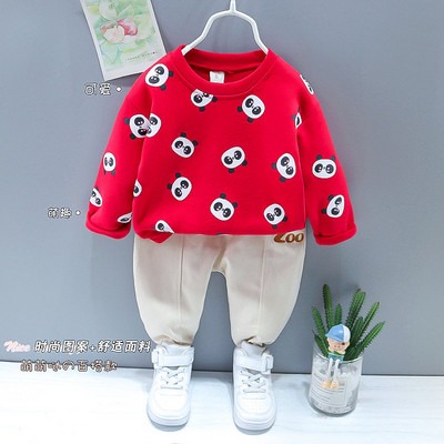 Uued poiste riided kevadsügis beebilapsed multifilmid poistele dressid Laste ülikonnad pikkade varrukatega T-särk+püksid 2tk/komplekt 0-5 AASTAT