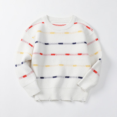 × Haine pentru copii Iarna Top calduros 4-10 ani Baiat Pulover cu maneca lunga Tricotat Gentleman Copii Primavara Toamna Cardigan Pulover pentru bebelusi 2023