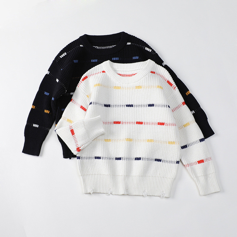 × Haine pentru copii Iarna Top calduros 4-10 ani Baiat Pulover cu maneca lunga Tricotat Gentleman Copii Primavara Toamna Cardigan Pulover pentru bebelusi 2023