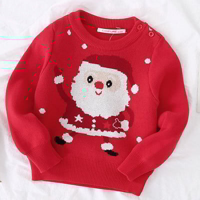 Jõulud Lasteriided Tüdrukutele Poiste Kootud Pullover Topid 1-6 A Lastele Kampsun Jõululapsed Tüdrukutele Poiste Pullover Sviiter