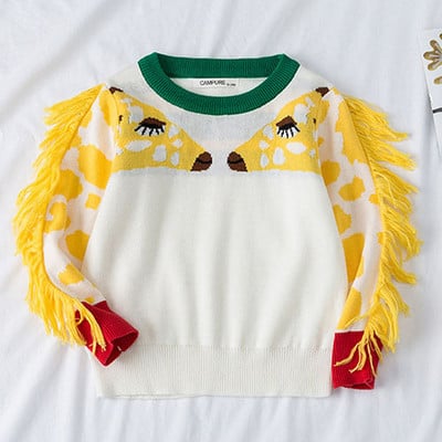 Jõulud Lasteriided Tüdrukutele Poiste Kootud Pullover Topid 1-6 A Lastele Kampsun Jõululapsed Tüdrukutele Poiste Pullover Sviiter