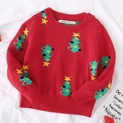 Jõulud Lasteriided Tüdrukutele Poiste Kootud Pullover Topid 1-6 A Lastele Kampsun Jõululapsed Tüdrukutele Poiste Pullover Sviiter