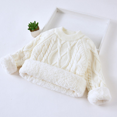 Talvised lapsed poisid tüdrukud kampsunid riided väikelapse soojad kampsunid mantlid lastele paksud topid Villased pulloverid kudumid topsid riided