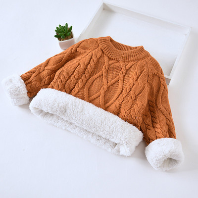 Talvised lapsed poisid tüdrukud kampsunid riided väikelapse soojad kampsunid mantlid lastele paksud topid Villased pulloverid kudumid topsid riided