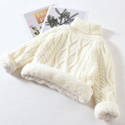 Talvised lapsed poisid tüdrukud kampsunid riided väikelapse soojad kampsunid mantlid lastele paksud topid Villased pulloverid kudumid topsid riided