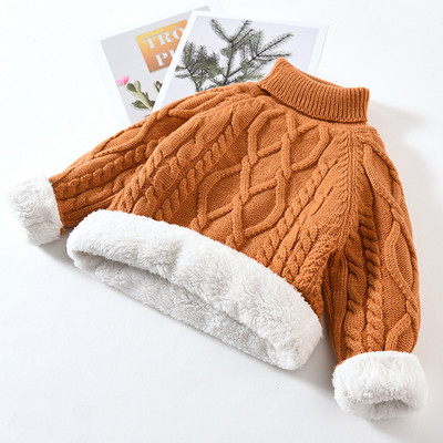 Talvised lapsed poisid tüdrukud kampsunid riided väikelapse soojad kampsunid mantlid lastele paksud topid Villased pulloverid kudumid topsid riided