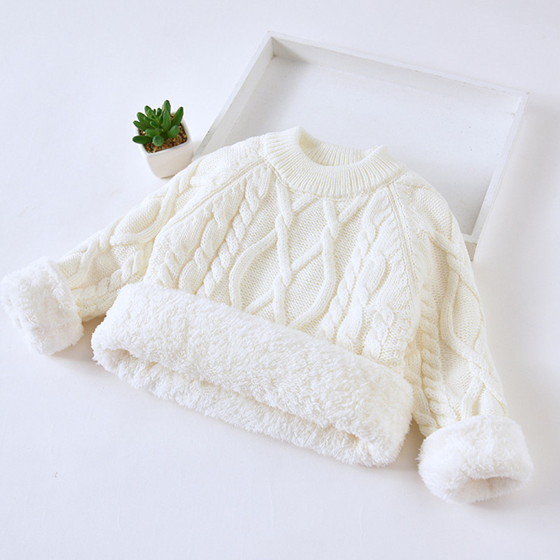 Talvised lapsed poisid tüdrukud kampsunid riided väikelapse soojad kampsunid mantlid lastele paksud topid Villased pulloverid kudumid topsid riided