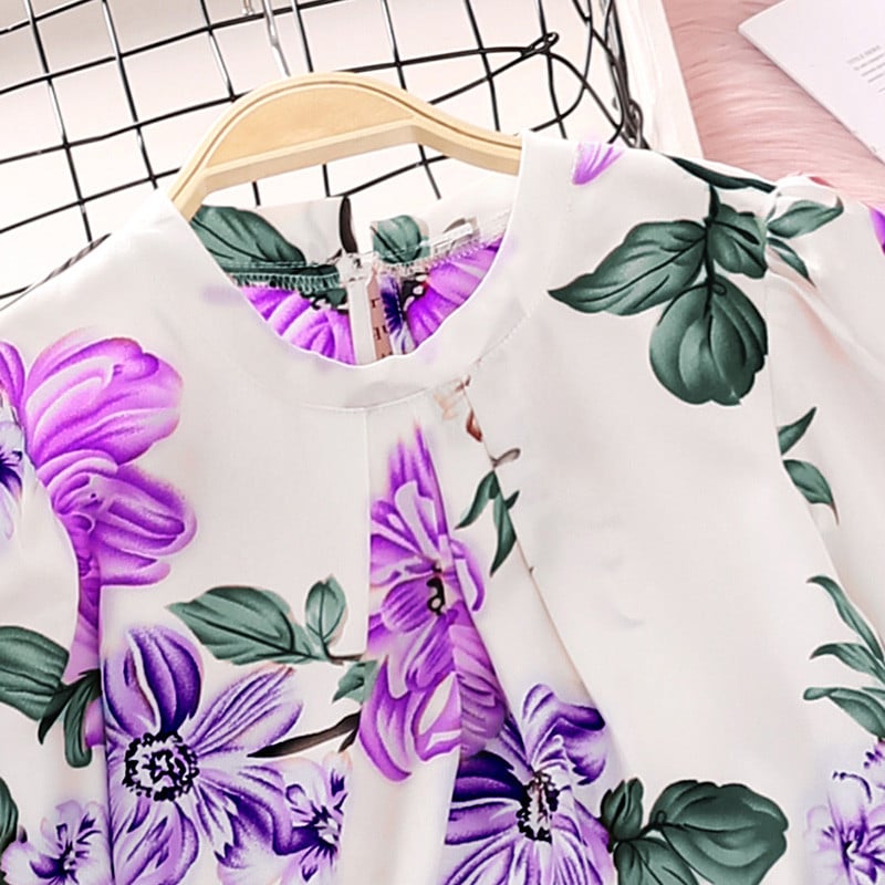 Kompleti dječje odjeće za djevojčice 8-12 godina Dostupno u više boja, majica dugih rukava i hlače s printom