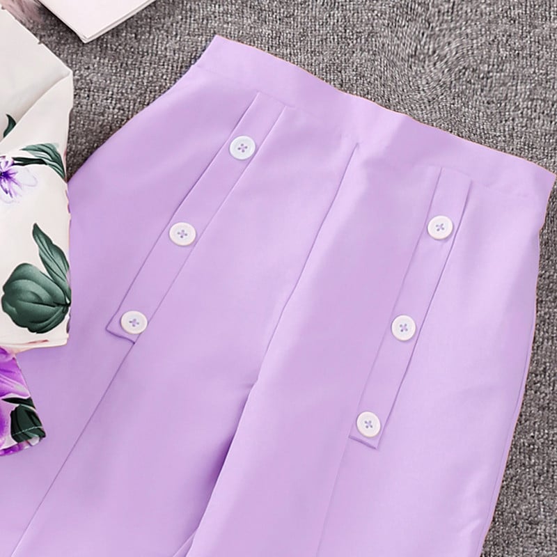 Kompleti dječje odjeće za djevojčice 8-12 godina Dostupno u više boja, majica dugih rukava i hlače s printom