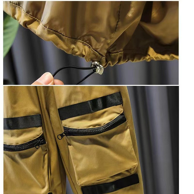 Sping Toamnă Bebeluși și Fete Băieți Unii Fermoar complet Cu șnur Îmbrăcăminte de lucru Jachete+Seturi de pantaloni Tinuta pentru copii Școală Trening copii 1-10 ani