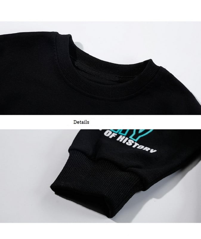 Kevad-sügis poiste lapiline tähestik Spaceman dressipluus + pükste komplektid koolilastele dressid 2-osalised 5–14-aastased lapsed