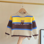 Poiste kampsunid Beebiriided 2023 Talvine pehme materjal 2–6 aastat vana uus moodne stiil Lastele kootud kostüüm lastele lastele