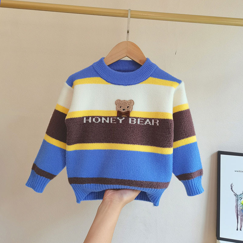 Poiste kampsunid Beebiriided 2023 Talvine pehme materjal 2–6 aastat vana uus moodne stiil Lastele kootud kostüüm lastele lastele