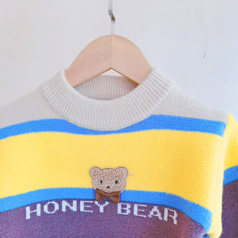 Poiste kampsunid Beebiriided 2023 Talvine pehme materjal 2–6 aastat vana uus moodne stiil Lastele kootud kostüüm lastele lastele