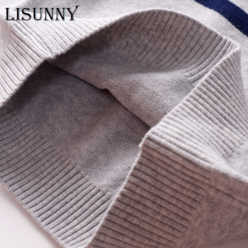 Poiste kampsun 2023. aasta sügis- ja talvine triibuline korea stiilis laste kampsun, moerõivad 2–7 a.