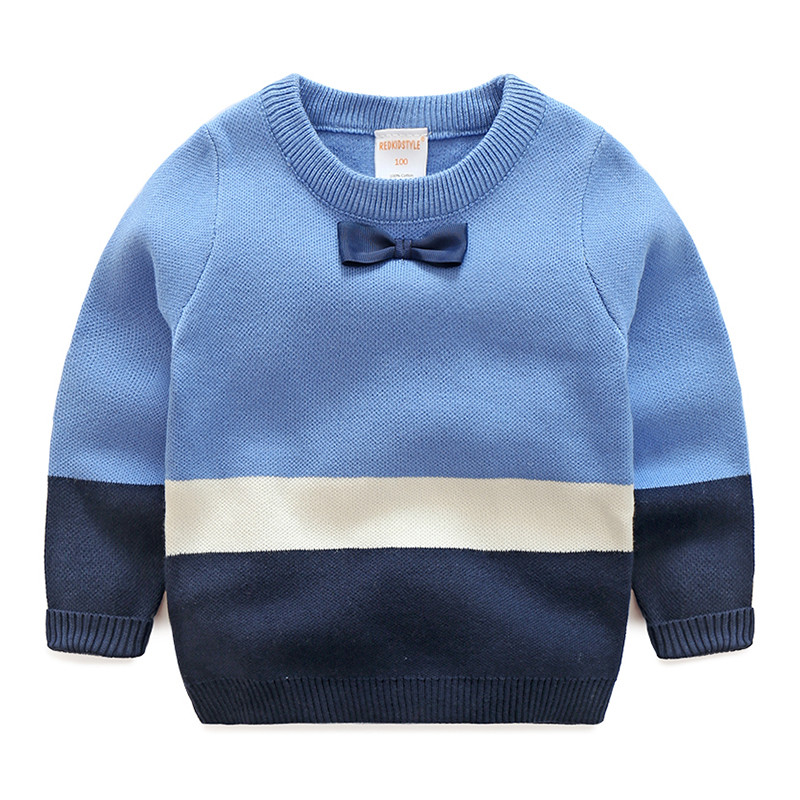 Poiste kampsun 2022. aasta sügistalv 2 3 4 6 8 10 aastane O-kaelusega kootud koolikaelus triibuline segavärviline pikkade varrukatega beebide kampsun poistele