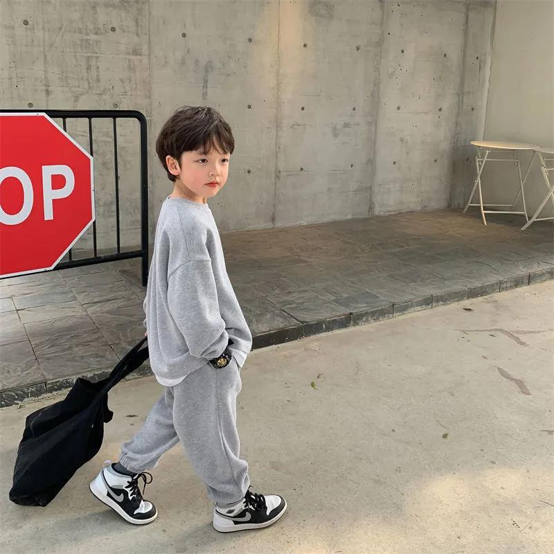 Kevadine Patchwork Baby Boys dressipluus + elastsed dressipükste komplektid Lastele dressipüksid Laste hüppaja püksid Jogger komplekt 1-12 aastat