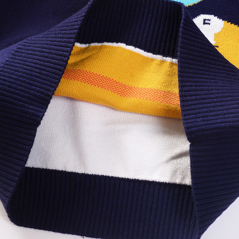 Laste kampsun Poiste Pullover Kampsun Väikelaste Kampsun 2023 Sügistalv Uued Lasteriided Multifilmid Mood Puuvillane Beebi kampsun