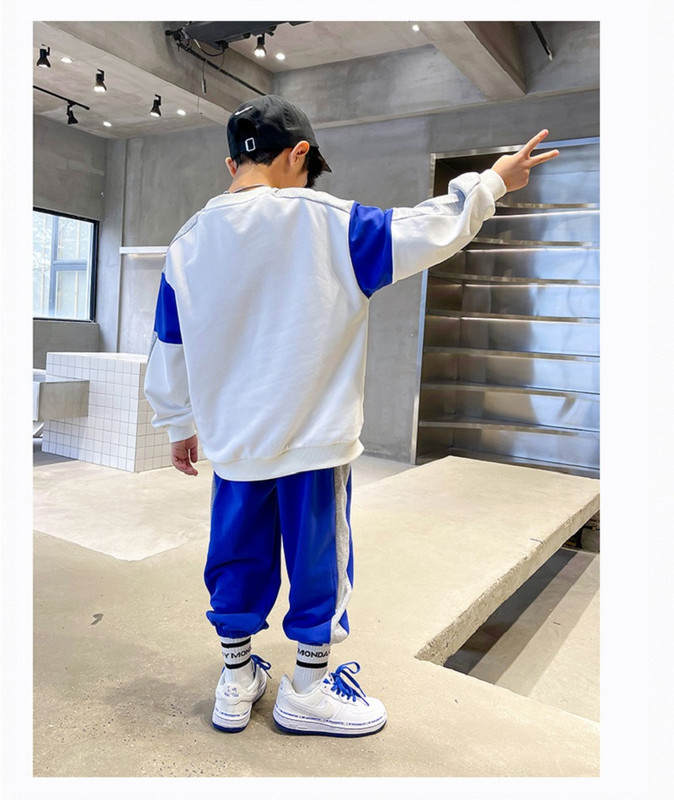 Kevad-sügis poiste kontrast multifilmi dressipluus + dressipükste komplekt Koolilapsed dressid Laste varustus Üliõpilaste sörkimiskostüüm 5-16 a.