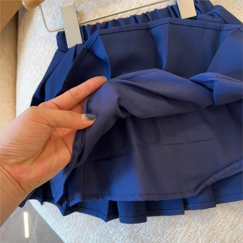 Kislány hercegnő ruha szett Kötött kardigán+redős szoknya 2 DB csecsemő tipegő gyerek masni gyöngy iskolai öltöny babaruha 1-7Y