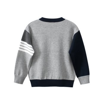 Корейско детско облекло на едро Пролет Нова 2023 г. Детски спортен ежедневен пуловер 100% памук Бебешки дрехи Пуловер