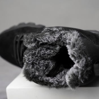 Мъжки ботуши за сняг Зимни обувки за ходене на открито Леки маратонки за мъже Зимни обувки Botines Tenis Мъжки туристически ботуши Обувки