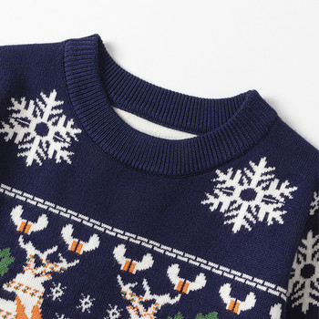 Χριστουγεννιάτικο πουλόβερ για κοριτσάκι Παιδικό πλεκτό χιονάνθρωπος ελαφάκι πουλόβερ Χριστουγέννων Πρωτοχρονιά Φθινόπωρο Χειμώνας Άνοιξη Βρεφικά ρούχα 2-8Y