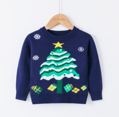 Jõulud Beebi Poiss Tüdruk Kampsun Laste Kudumid Lumememm Põder Hirv Pullover Jõulud Uusaasta Sügis Talv Kevad Beebiriided 2-8A