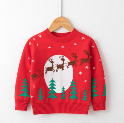 Jõulud Beebi Poiss Tüdruk Kampsun Laste Kudumid Lumememm Põder Hirv Pullover Jõulud Uusaasta Sügis Talv Kevad Beebiriided 2-8A