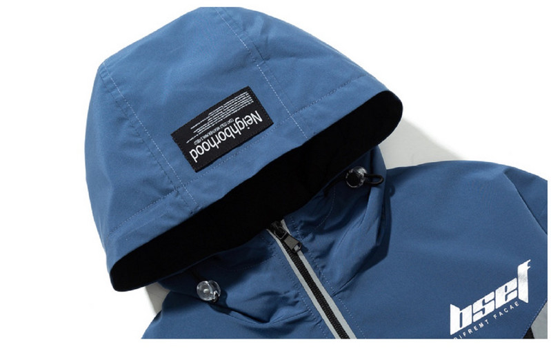 Kontrastinės abėcėlės formos berniukų striukės su gobtuvu su užtrauktuku ir kelnių komplektai mokyklinis vaikų švytintis sportinis kostiumas, vaikiškas bėgimo kostiumas 5–15 metų