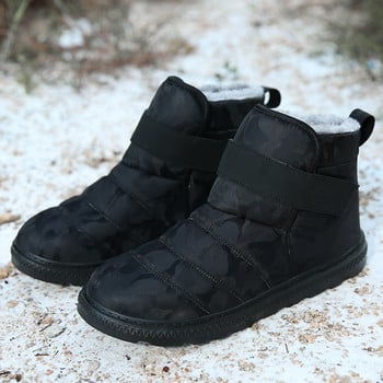 Зимни водоустойчиви леки ботуши за сняг, мъжки плюшени топли обувки Snowboots Botines Hombre Bottine Размер 35~48