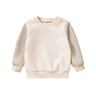 Imikutele, beebidele, poistele, tüdrukutele, pikkade varrukatega ja kaelusega kampsun, kontrastvärviline pullover, särk 6M-4T