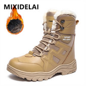 Uued soojad plush meeste lumesaapad Kõrge ülaosaga meeste saapad libisemiskindlad õuesaapad paksu põhjaga poolsaapad meeste talvejalatsid