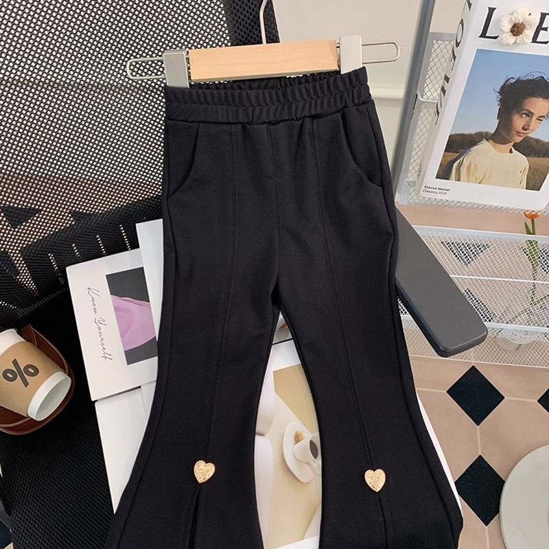 Tavaszi és őszi lány ruha szett Új aranyos kis nyúl Splice hosszú ujjú ing+ hasított nadrág baba gyerekeknek divatos lány szett