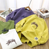 Sügis suured laste dressipluusid poisid tüdrukud pikkade varrukatega pulloverid lastele puuvillased sport vabaaja topid Riided 4-14 aastat