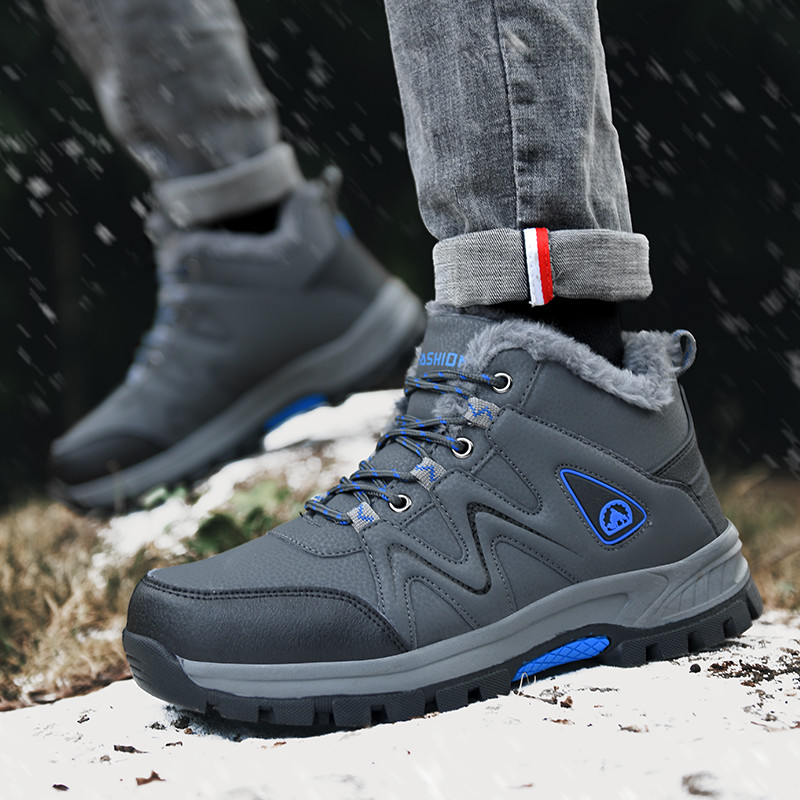 Talvised Nahast Meeste Lumesaapad Palus soojad Meestesaapad Õues veekindlad Matkasaapad Libisemiskindlad platvormid Poolsaapad Töökingad