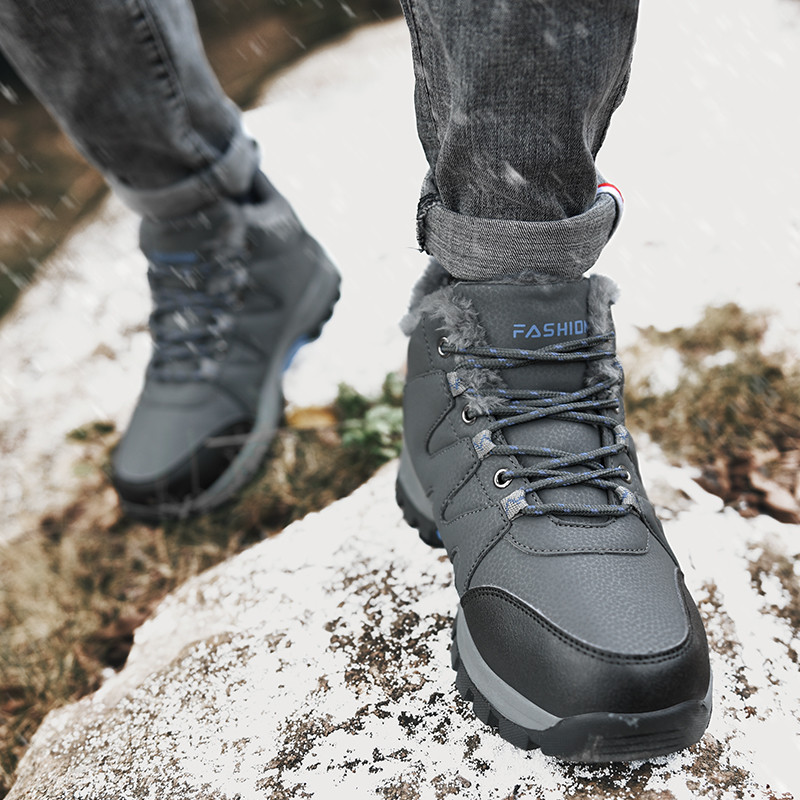 Talvised Nahast Meeste Lumesaapad Palus soojad Meestesaapad Õues veekindlad Matkasaapad Libisemiskindlad platvormid Poolsaapad Töökingad