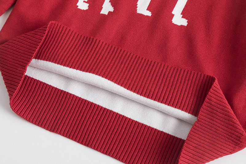 Beebipoistele Kootud kampsun Põdratrükiga Punased Jõulutopsid T-särgid Pikad varrukad Talvised soojad vabaajariided 3-6-aastastele tüdrukutele jõulukostüüm