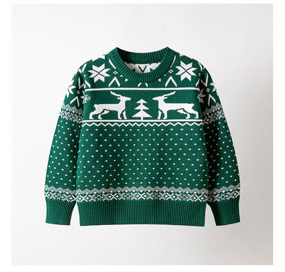 Χριστουγεννιάτικο Παιδικό Πουλόβερ Φθινοπωρινό Χειμωνιάτικα Ρούχα Βρεφικά κορίτσια Αγόρια Άγιος Βασίλης Πλεκτό Πουλόβερ Πλεκτό Παιδικό Πουλόβερ
