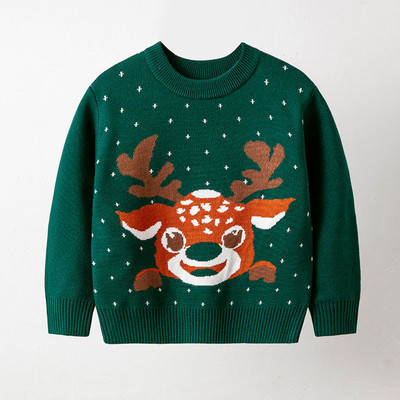 Χριστουγεννιάτικο Παιδικό Πουλόβερ Φθινοπωρινό Χειμωνιάτικα Ρούχα Βρεφικά κορίτσια Αγόρια Άγιος Βασίλης Πλεκτό Πουλόβερ Πλεκτό Παιδικό Πουλόβερ