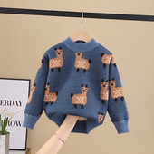 Poiste kootud kampsunid sügistalv lapsed villased kampsunid riided 3–9-aastastele beebidele Pullover kampsun, laste kostüüm