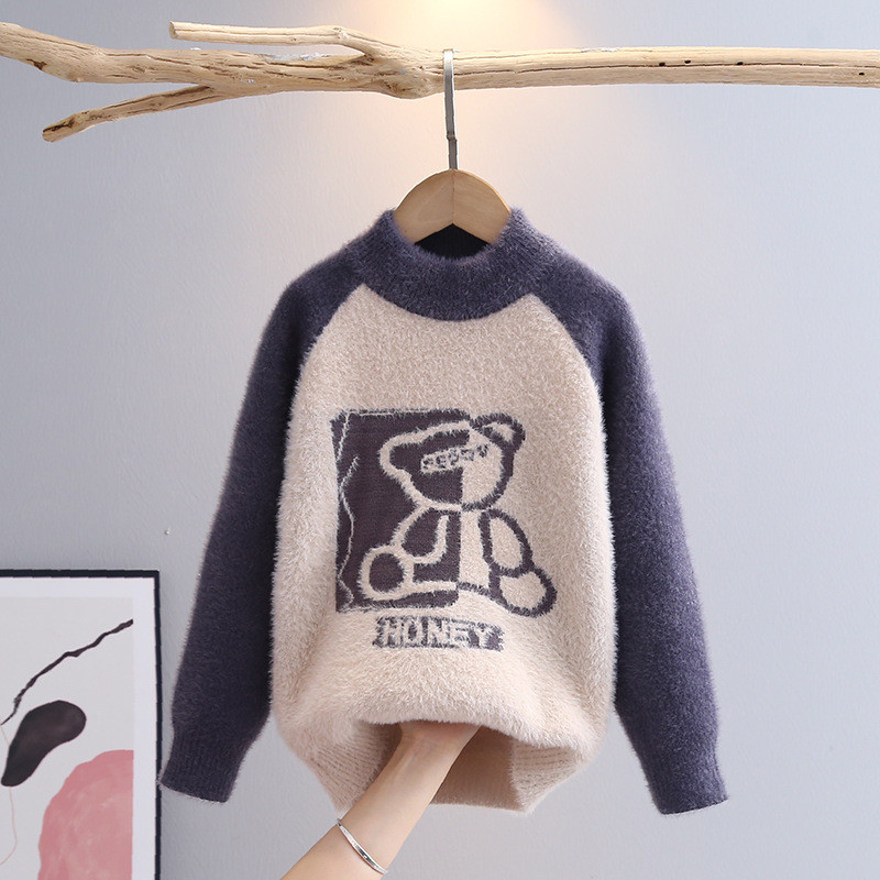 Poiste kootud kampsunid sügistalv lapsed villased kampsunid riided 3–9-aastastele beebidele Pullover kampsun, laste kostüüm