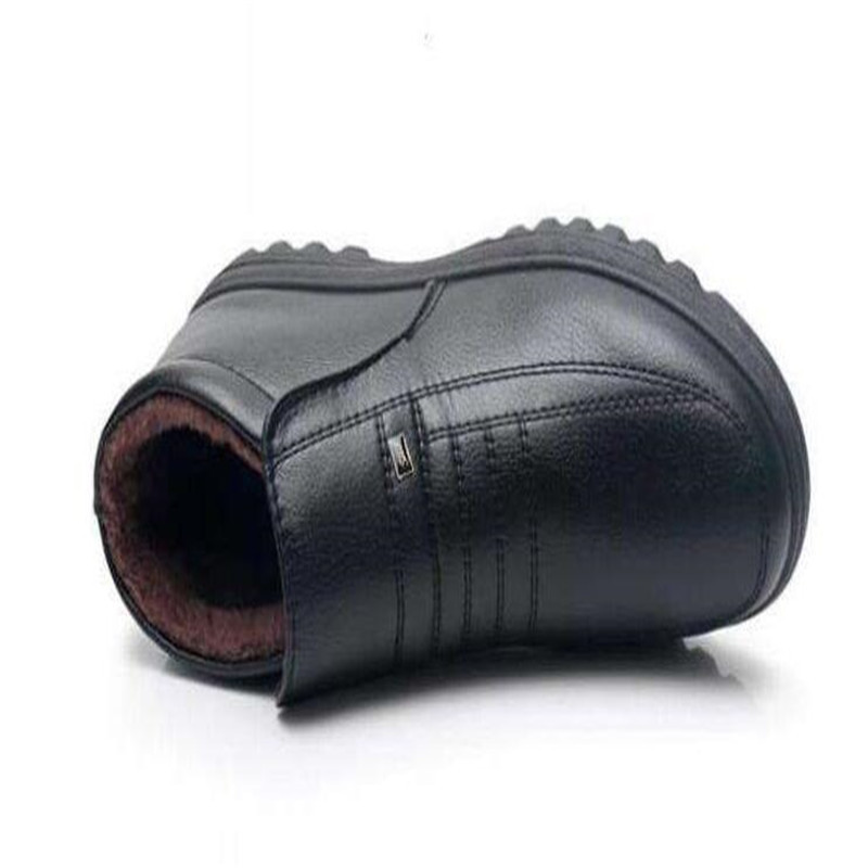 Talvised veekindlad meeste vabaajajalatsid, flanellist kõrge ülaosaga libisevad meeste vabaajajalatsid Kummist soojad talvejalatsid meestele