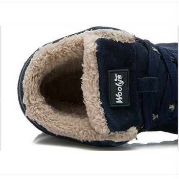 Ανδρικές Μπότες Χειμερινά Παπούτσια Ανδρικά Παπούτσια Ζεστή Γούνα Μπότες Χιονιού Ankle Botas Hombre Χειμερινές Μπότες για Ανδρικά Λούτρινα χειμερινά πάνινα παπούτσια Plus Size