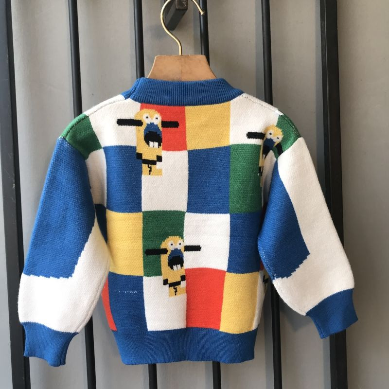 Berniukas megztinis vaikiskas rudeninis drabuzelis vaikiškas megztinis rudeninis kūdikio paltas Storas vaikiškas ruduo ir žiema