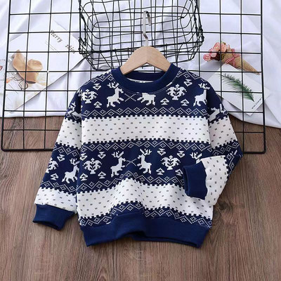 Toamnă Iarnă Crăciun Copii Copii Pulover Îmbrăcăminte 2-12 ani Bebeluși Fete Băieți Tricoturi Pulover Pulover tricotat 2023