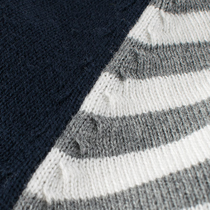 Pulover Copii 2023 Iarna Băieți Tricotaj Pulover în dungi Top Casual Manecă lungă Haine caldă pentru copii Dropshipping